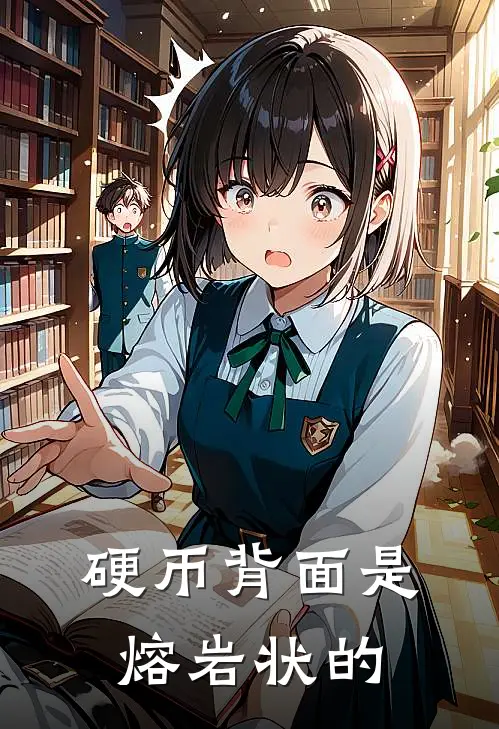 硬币背面是熔岩状的