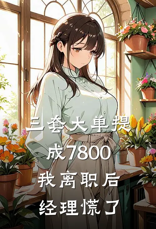 三套大单提成7800，我离职后经理慌了