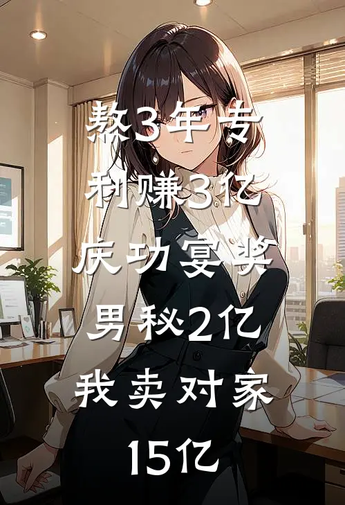 熬3年专利赚3亿，庆功宴奖男秘2亿，我卖对家15亿